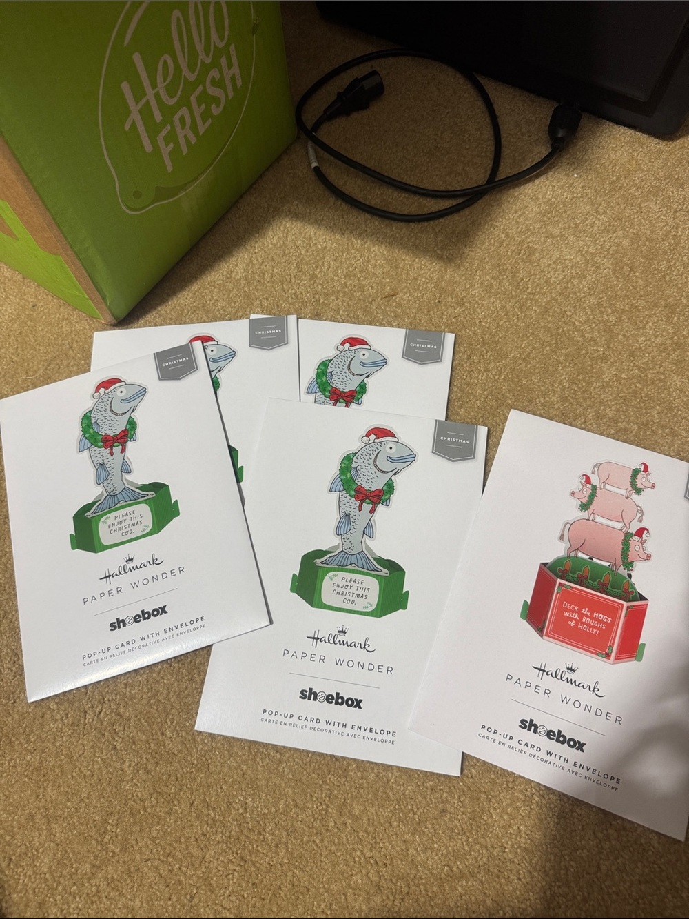 Hallmark Christmas cards